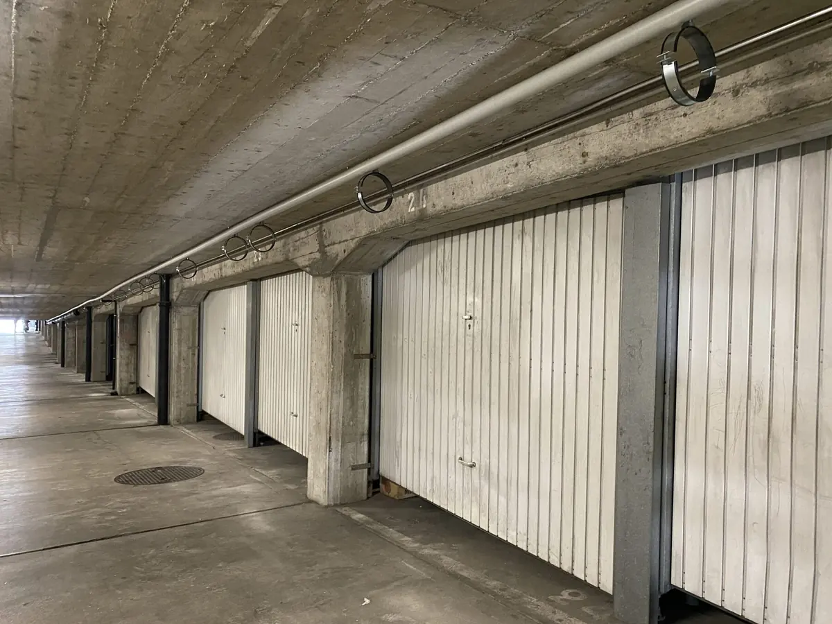 Réseau d'évacuation en parking — vue 2